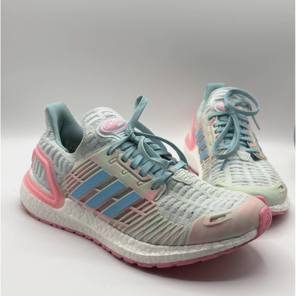 adidas Women's Athletic Shoes - Pastel Blue and Pink